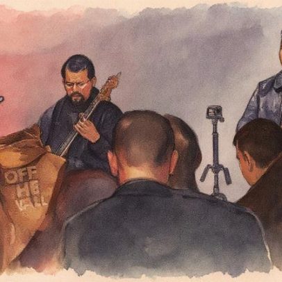 Fran Lopes apresenta música 'Minha Esperança' em igreja afetada por enchentes no RS