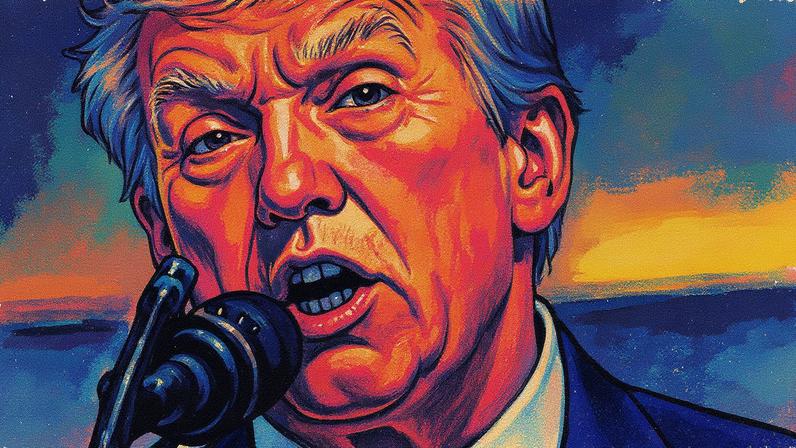 Presidente dos Estados Unidos faz um anúncio na Casa Branca (Foto: Reprodução)