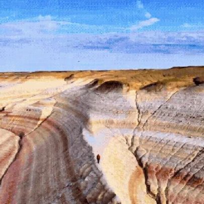 Monte Bokty revela suas cores e segredos de um oceano perdido em vídeo impressionante