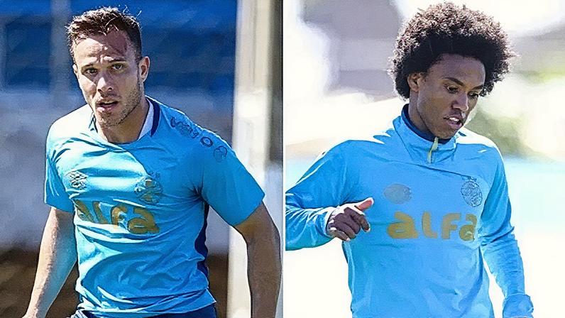 Arthur e Willian são as principais contratações do Grêmio (Foto: Reprodução)