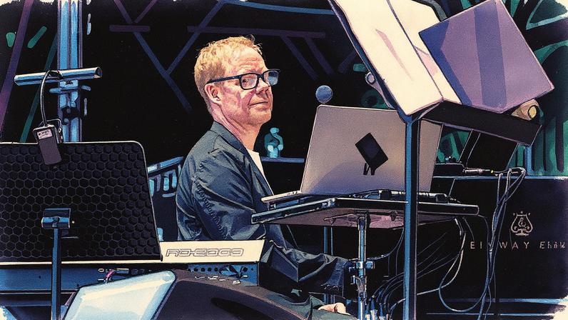 Compositor Max Richter se apresenta no festival Noches del Botánico, no Real Jardín Botánico de Alfonso XIII, em Madrid (Foto: Reprodução)