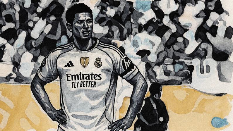 Jude Bellingham é relacionado novamente no Real Madrid após cirurgia no ombro (Foto: Reprodução)