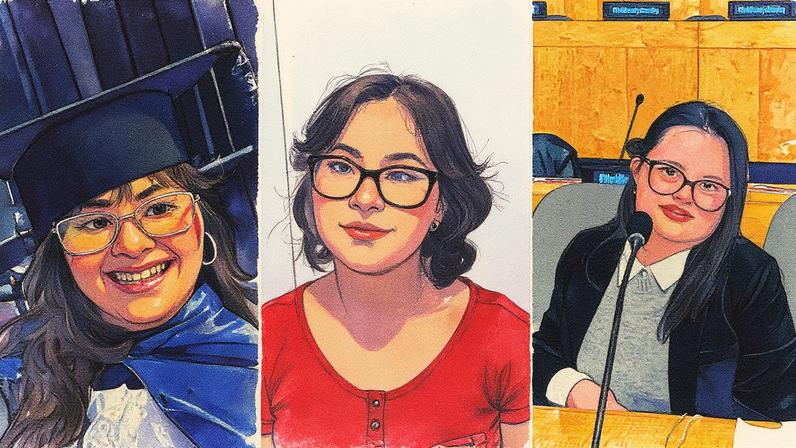 Luiza de Lucena Godoi Acosta, Amanda Amaral Lopes e Geórgia Baltieri Bergantin são apresentadas como novas professoras da Fiocruz (Foto: Reprodução)