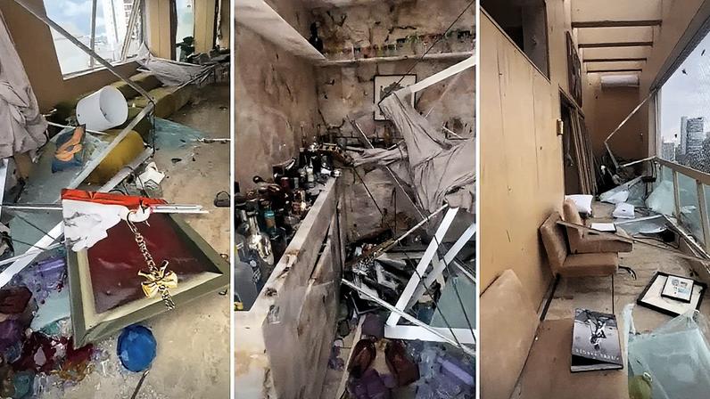 Vídeo mostra janelas estourando durante um temporal; maquiador relata susto ao achar que sua gata tinha voado (Foto: Reprodução)