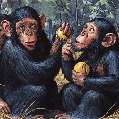 Chimpanzés bebem o equivalente a uma latinha de cerveja por dia