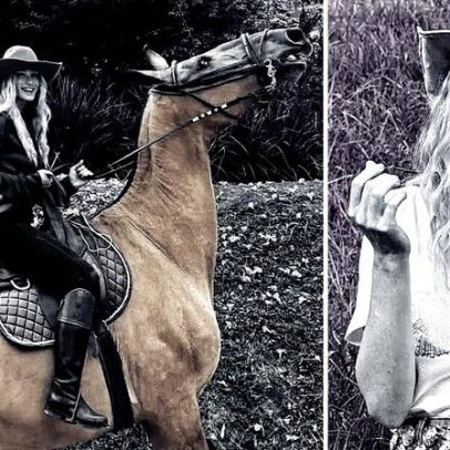 Marina Ruy Barbosa encanta fãs ao posar de cowgirl com chapéu estiloso