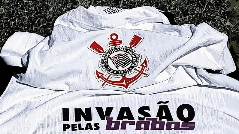 Campanha do Corinthians para atrair público para a final chamada "Invasão Pelas Brabas" (Foto: Reprodução)