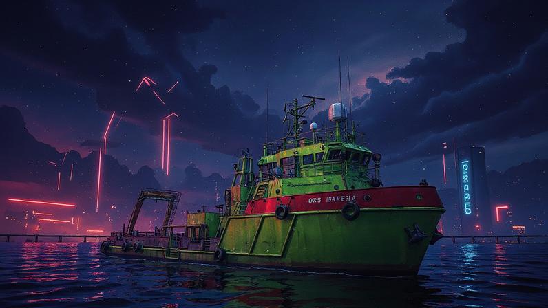 Embarcação da Ambipar em operação (Foto: Reprodução)