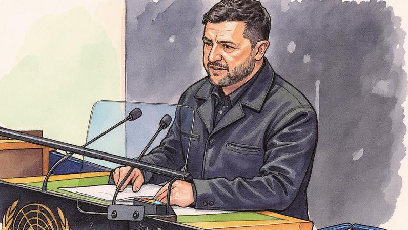 Volodymyr Zelenskyy warned that, unchecked, Vladimir Putin would expand his war throughout Europe. Photograph: Yuki Iwamura/AP