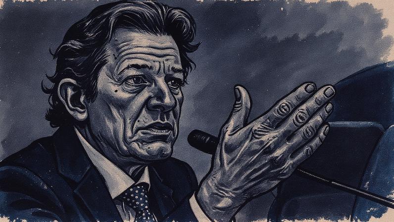 Fernando Haddad, Ministro da Fazenda, discursa no Senado Federal (Foto: Reprodução)