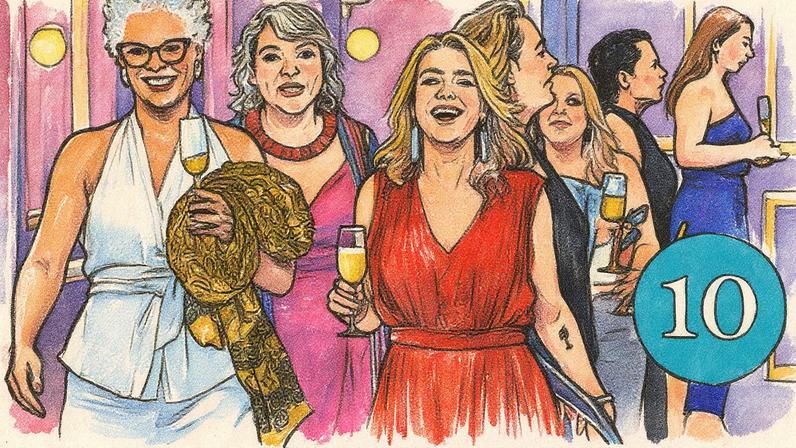 Participantes com mais de 50 anos se reúnem no programa 'Casamento às cegas Brasil', da Netflix (Foto: Reprodução)