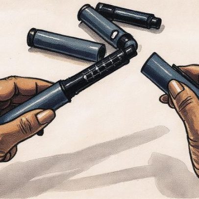 Aprenda a aplicar insulina corretamente com a caneta reutilizável