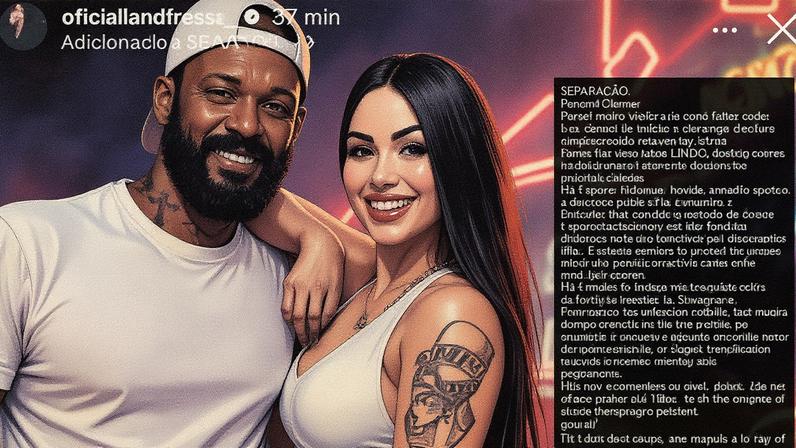 Esposa denuncia agressão e infidelidade de ex-Botafogo (Foto: Reprodução)