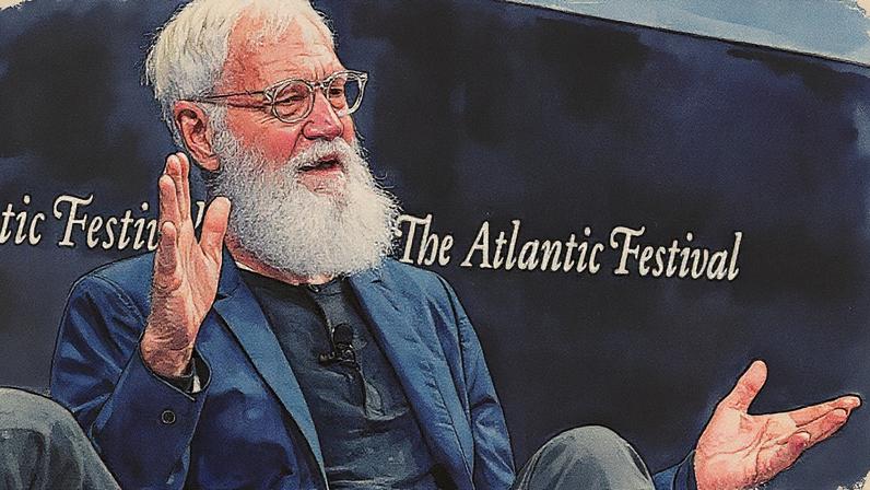 David Letterman participa do Atlantic Festival 2025 em Nova York (Foto: Reprodução)