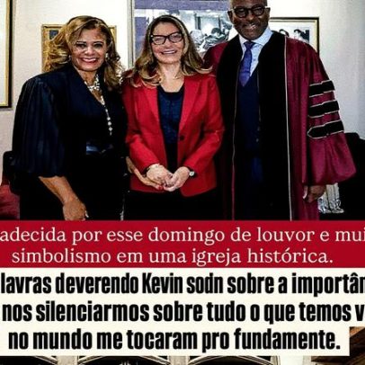 Janja participa de culto evangélico no Harlem antes da Assembleia Geral da ONU