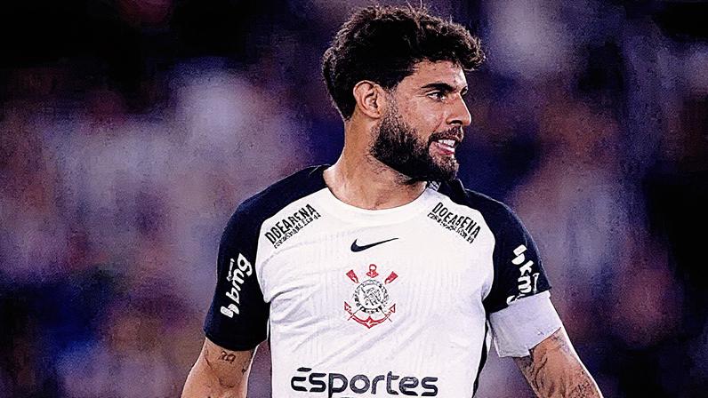 Atacante Yuri Alberto, do Corinthians, em ação durante uma partida (Foto: Reprodução)