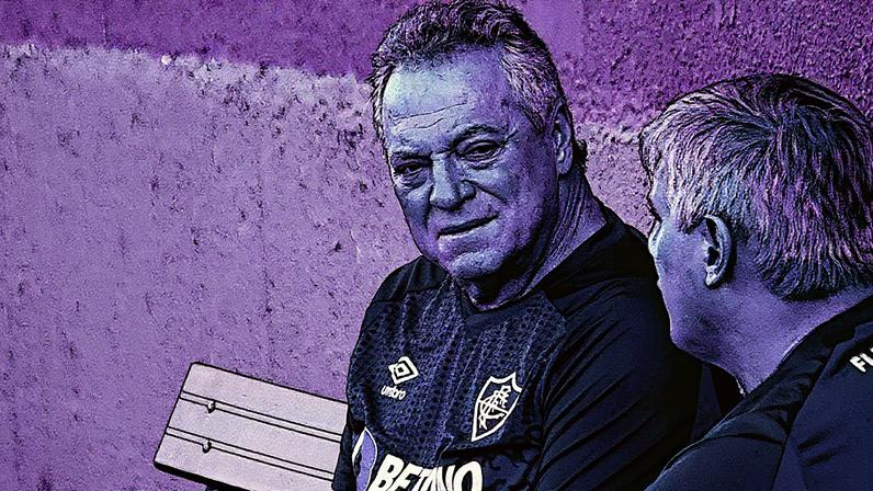 Abel Braga durante sua última passagem pelo Fluminense em 2022 (Foto: Reprodução)