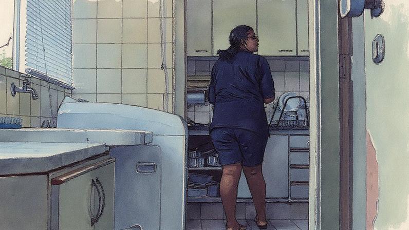 Cena do filme 'Aqui Não Entra Luz', que está no Festival de Brasília (Foto: Reprodução)