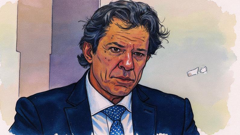 Fernando Haddad, Ministro da Fazenda, discursa no Senado Federal (Foto: Reprodução)