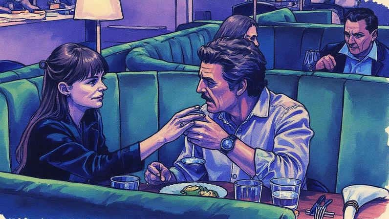 Dakota Johnson e Pedro Pascal em cena do filme 'Amores Materialistas' (Foto: Reprodução)