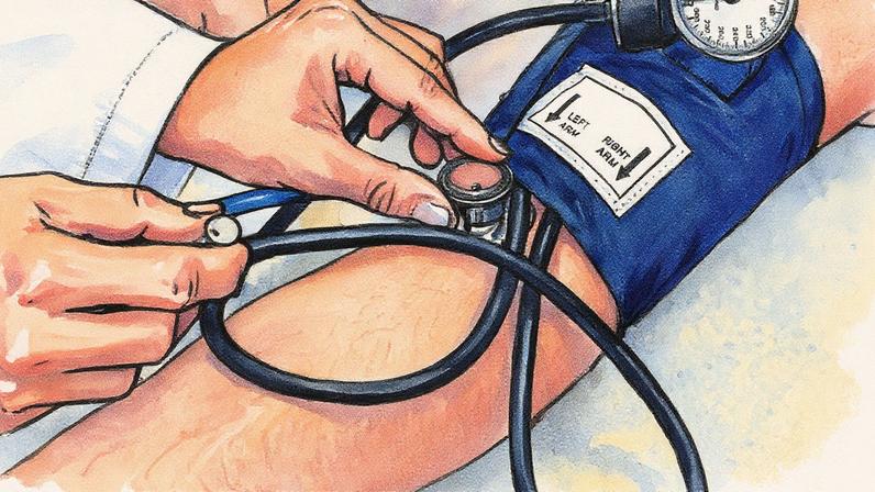 Pressão arterial de 12 por 8 classificada como "pré-hipertensão" (Foto: Reprodução)