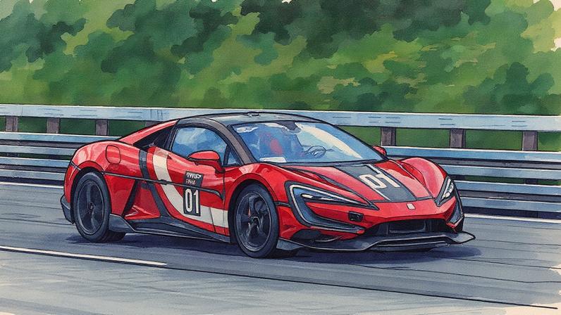 Yangwang U9 Track Edition em exibição (Foto: Reprodução)