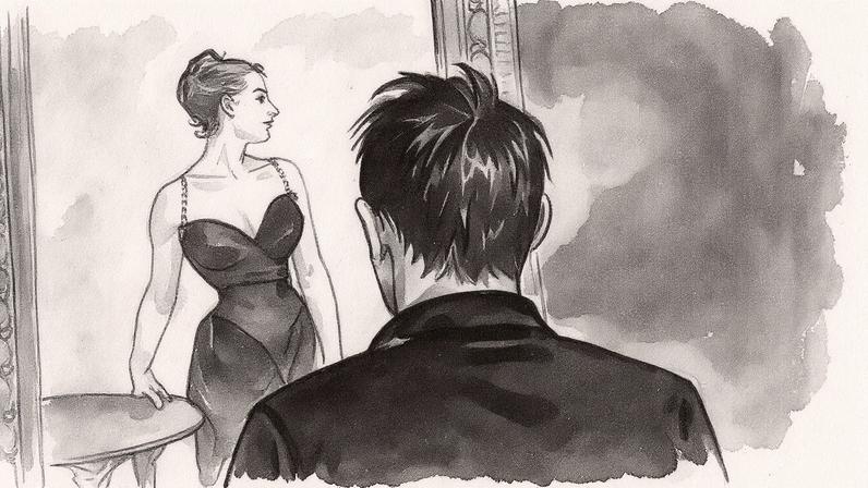 Visitante observa o 'Retrato de Madame X' de John Singer Sargent em exposição no Museu de Orsay (Foto: Reprodução)