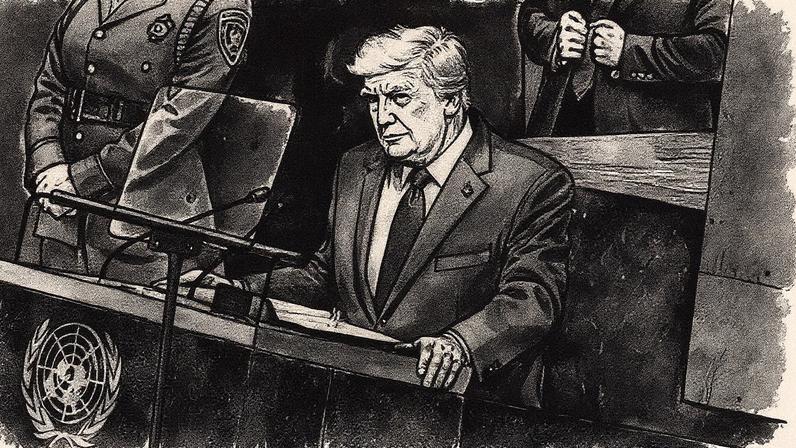 Presidente dos Estados Unidos, Donald Trump, em evento público (Foto: Reprodução)