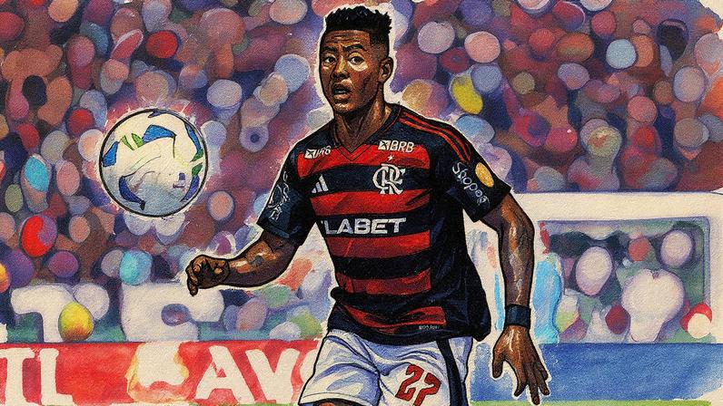 Bruno Henrique recebeu efeito suspensivo do STJD após condenação por forçar cartão amarelo que beneficiou apostadores (Foto: Reprodução)