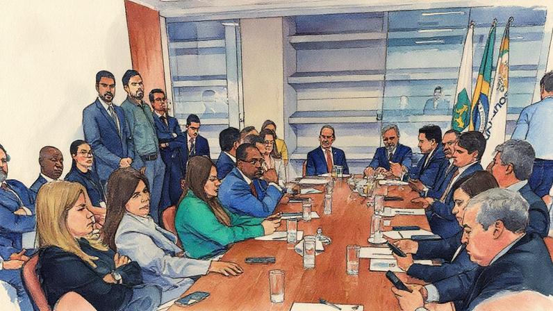 Paulinho da Força se reúne com a bancada do Republicanos (Foto: Reprodução)