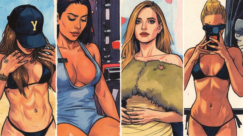 Quatro mulheres exibem veias saltadas com orgulho (Foto: Reprodução)