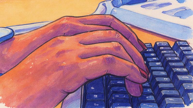 Mãos digitando em um teclado de computador (Foto: Reprodução)