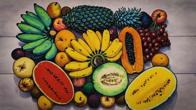 Frutas sortidas em uma mesa (Foto: Reprodução)