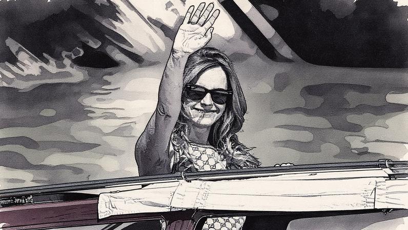 Atriz Emma Watson no Festival de Cinema de Veneza, em 6 de setembro de 2025 (Foto: Reprodução)