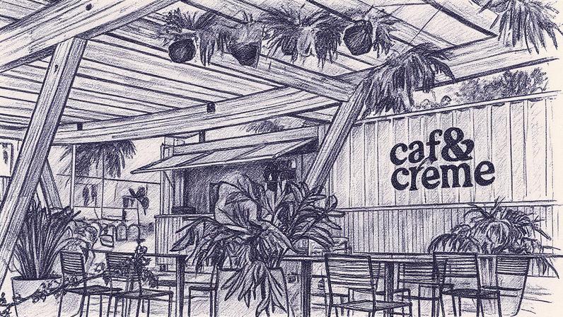 Fachada da cafeteria Caf&Creme localizada no parque Villa Lobos (Foto: Reprodução)