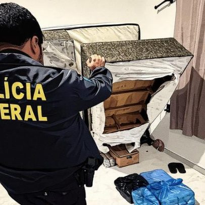 PF encontra fortuna escondida em colchão durante operação contra tráfico