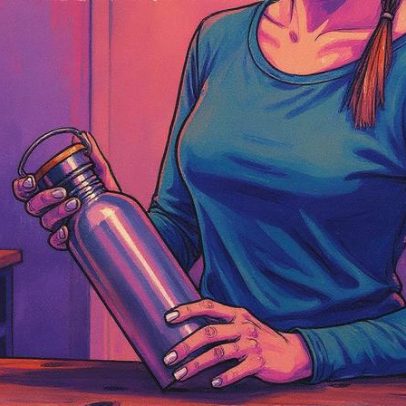 Mulher quase morre por não higienizar garrafa térmica; saiba como evitar riscos