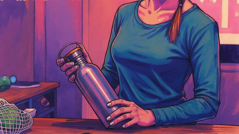 Cuidados com a higiene são essenciais ao usar garrafas térmicas para evitar a formação de microorganismos prejudiciais à saúde (Foto: Reprodução)