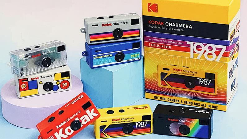 Câmera digital em formato de chaveiro da Kodak, modelo Charmera (Foto: Reprodução)
