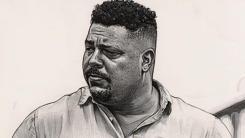 Ronaldo assiste à partida contra o Coritiba pelo Campeonato Brasileiro (Foto: Reprodução)