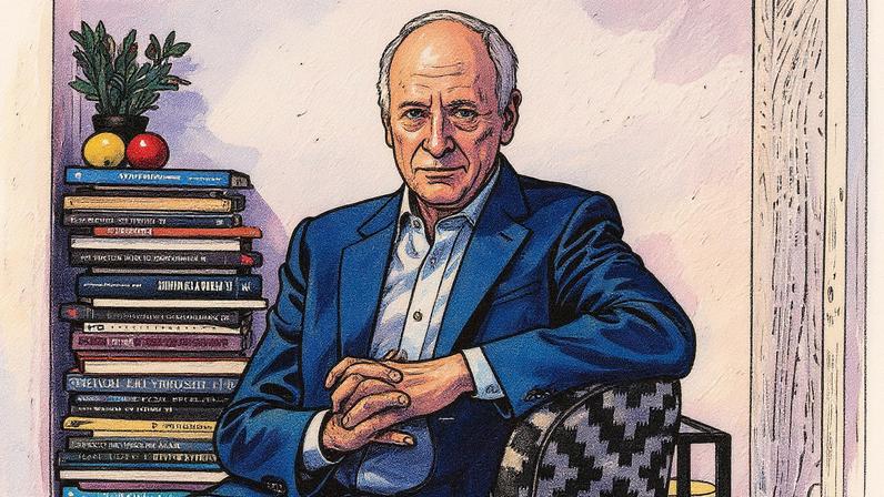 Michael J. Sandel em evento em Ciudad de México no dia 4 de setembro (Foto: Reprodução)