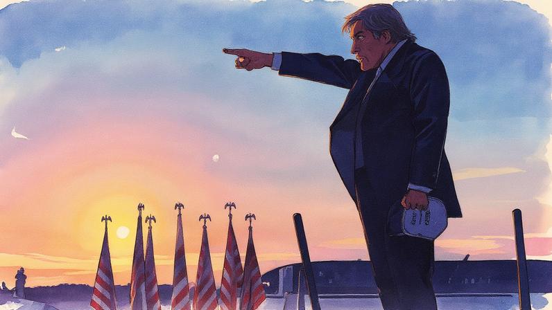 Donald Trump durante comício na Pensilvânia (Foto: Reprodução)