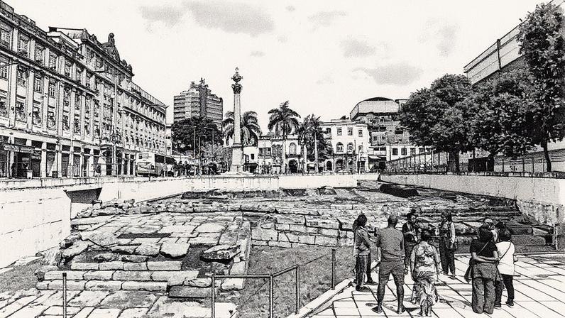 Região da Pequena África, na Zona Portuária do Rio (Foto: Reprodução)