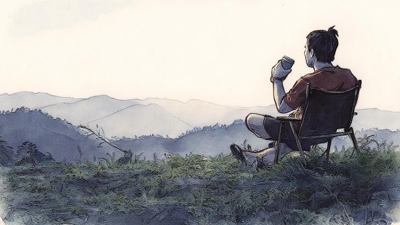 Imagem de uma pessoa segurando uma xícara de café, com uma expressão pensativa, em um ambiente interno (Foto: Reprodução)