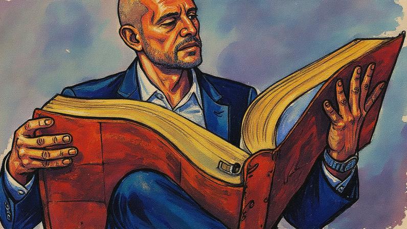 Wandemberg Marques transcreve manualmente toda a Bíblia, de Gênesis a Apocalipse (Foto: Reprodução)