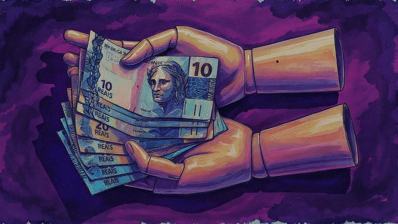 Cédulas de real dispostas sobre uma superfície (Foto: Reprodução)