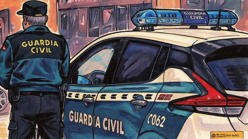 Agente da Guarda Civil de costas ao lado de um veículo oficial (Foto: Reprodução)