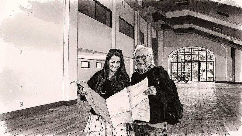 Ana Mayworm e Luiz Antonio Secco posam juntos no Jockey Club (Foto: Reprodução)