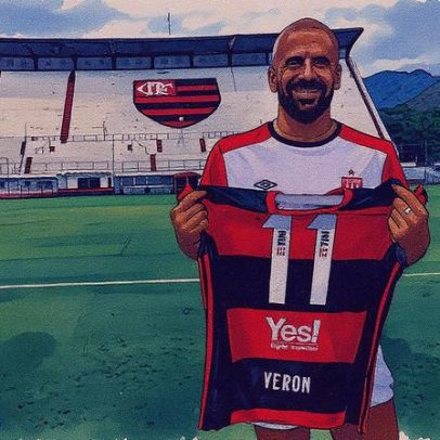 'Brujita' Verón se inspira em ídolo do Flamengo e brilha como cartola no Estudiantes