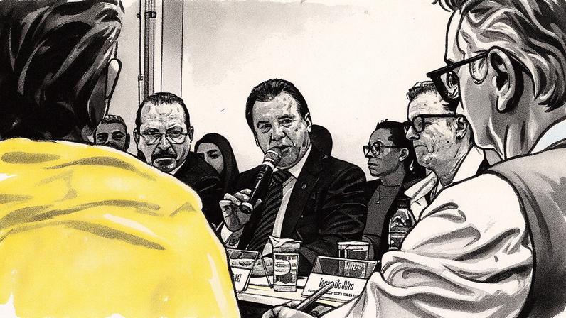 Luiz Marinho, ministro do Trabalho, defende redução da jornada para 40h e fim da escala 6x1. Ele aponta o Congresso como chave e pede mobilização popular. Foto: Paulo Pinto/Agencia Brasil Foto: Paulo Pinto/Agencia Brasil Foto: Paulo Pinto/Agencia Brasil